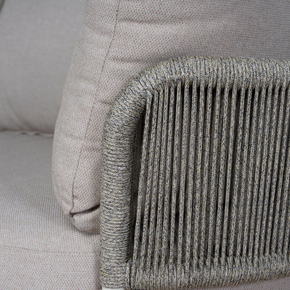 Outdoor Corner Sofa - Light Brown