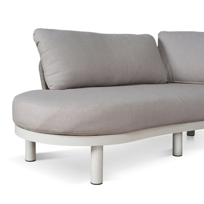 Outdoor Corner Sofa - Light Brown
