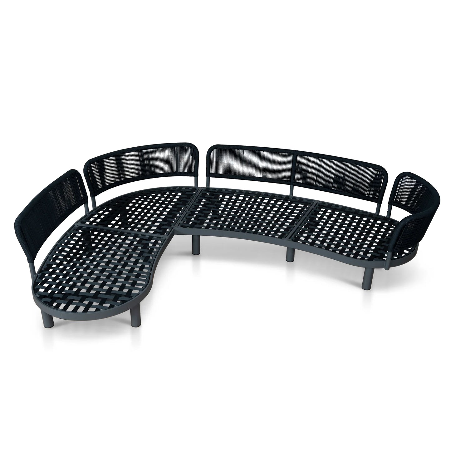 Outdoor Corner Sofa - Royal Dark Grey