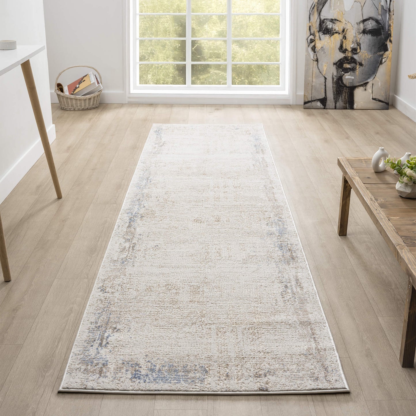 Luxley 580 Ivory Hallway Runner
