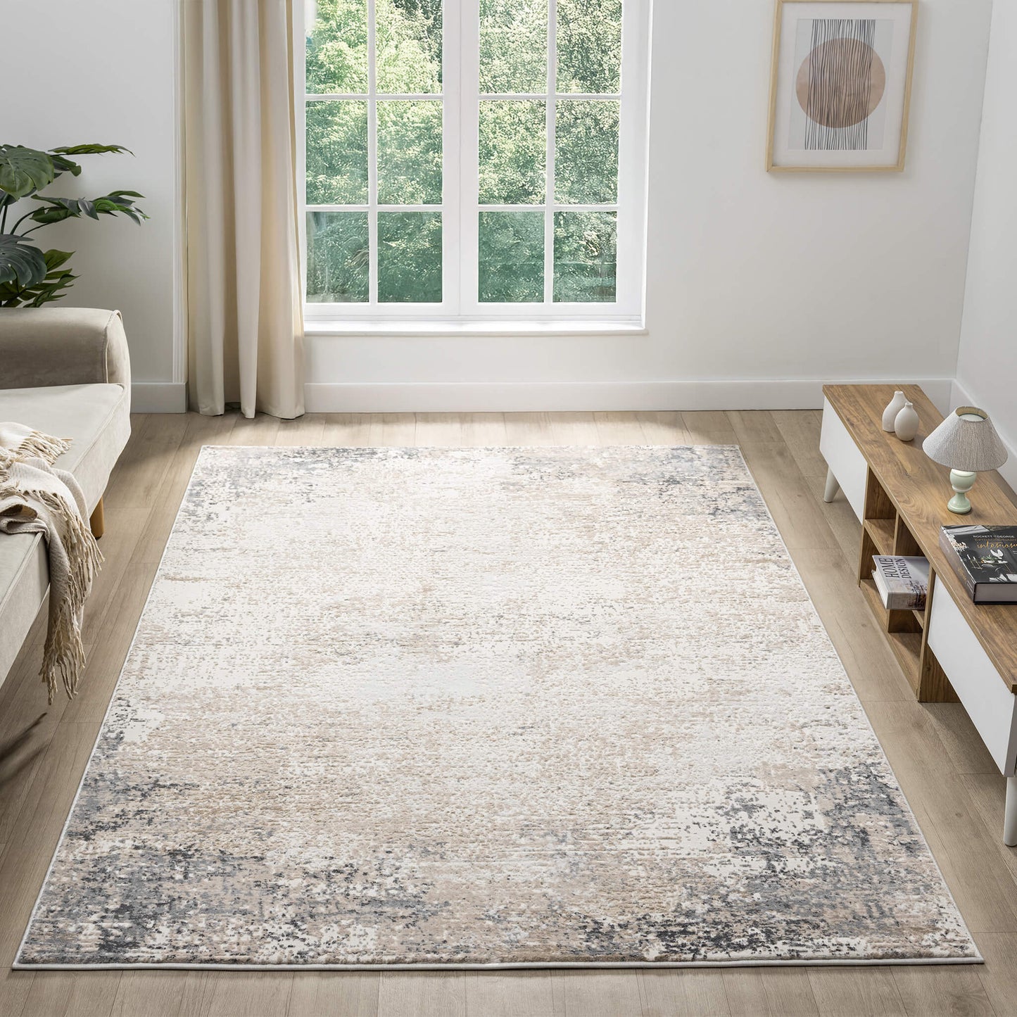 Luxley 594 Stone Rectangle Rug