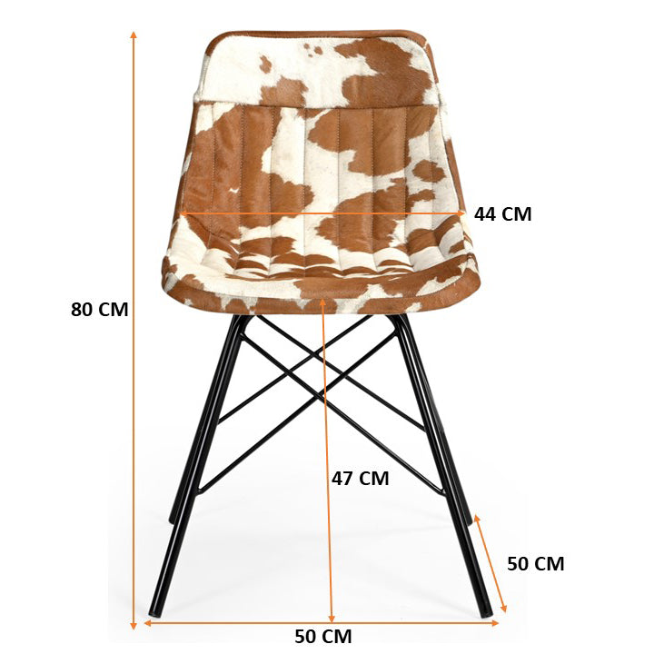 Classic Cowhide Arm Chair