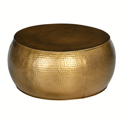 Brass Look Hammered Coffee Table