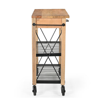Hardwood Butlers Kitchen Trolley