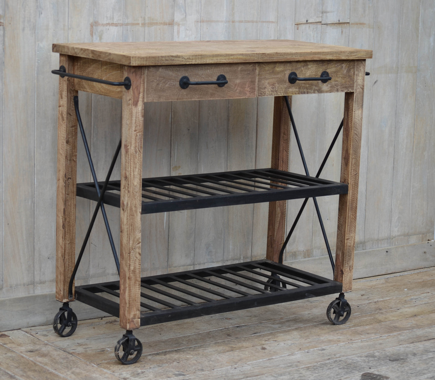 Hardwood Butlers Kitchen Trolley