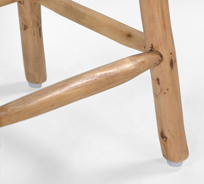 Cowhide Industrial Bar Stool