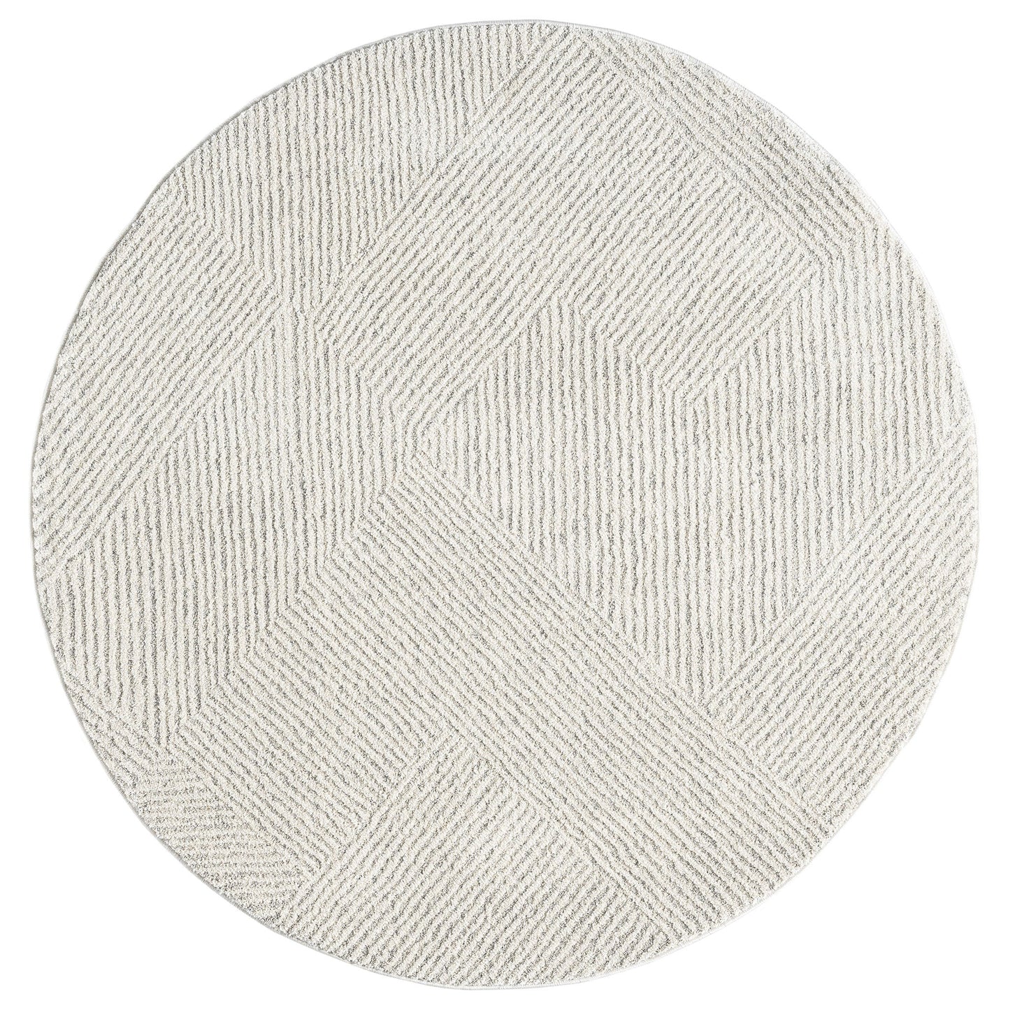 Nature 495 Sand Round Rug