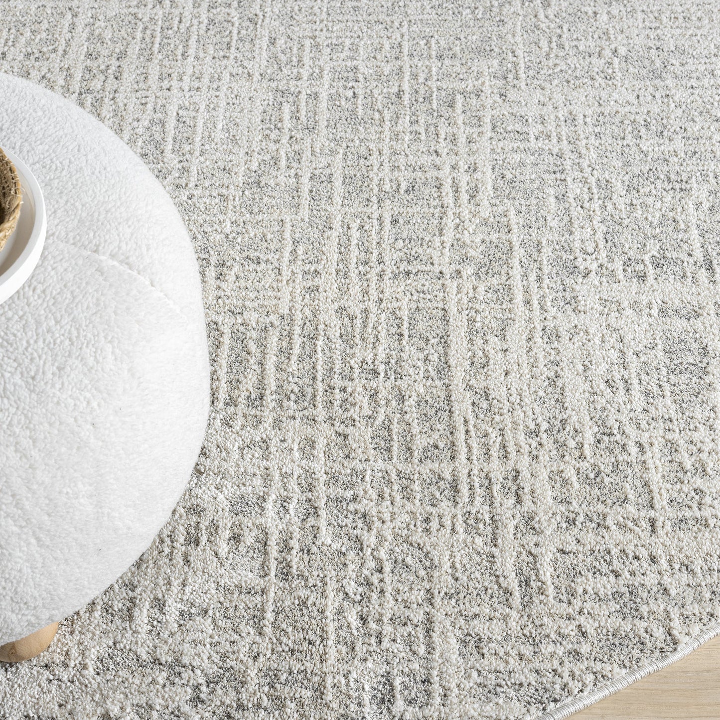 Nature 497 Linen Round Rug