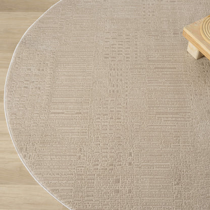 Noble 779 Fawn Round Rug