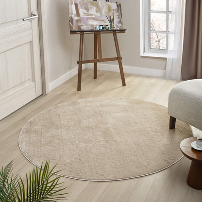 Noble 779 Fawn Round Rug