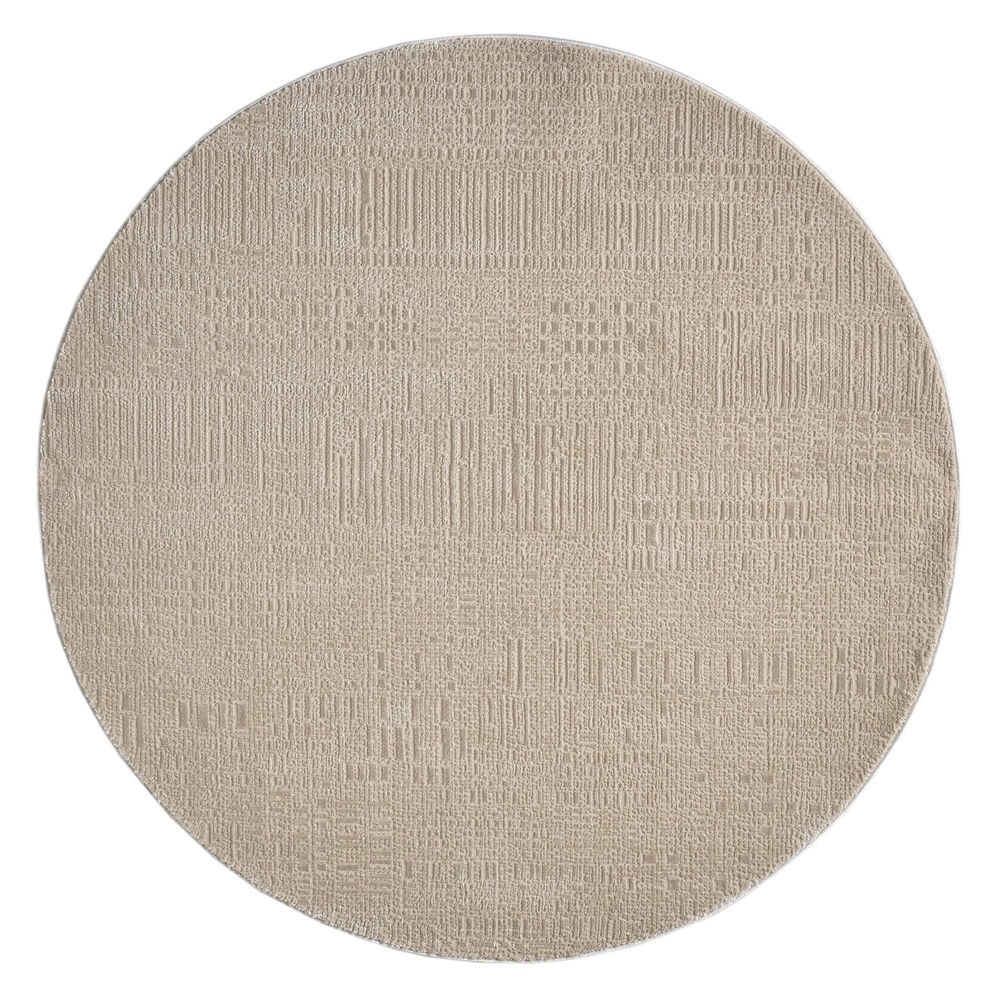 Noble 779 Fawn Round Rug