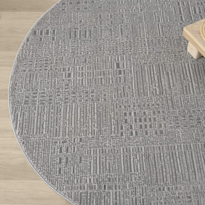 Noble 779 Slate Round Rug