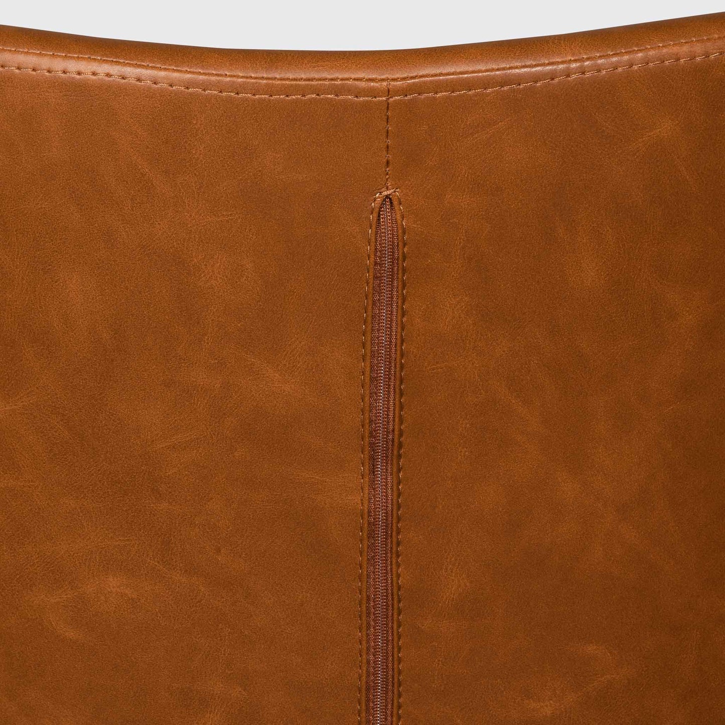 Office Chair - Vintage Tan with Black Base