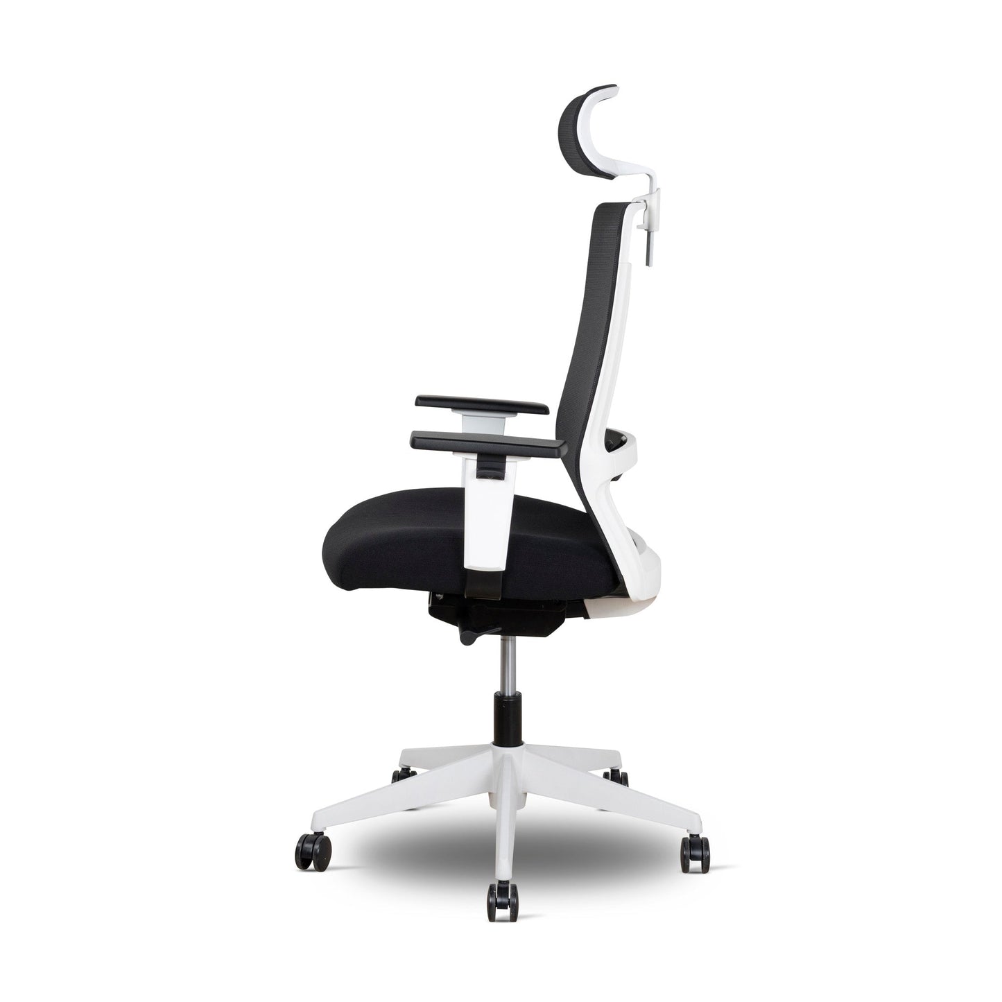 Mesh Ergonomic Office Chair with Headrest - Black