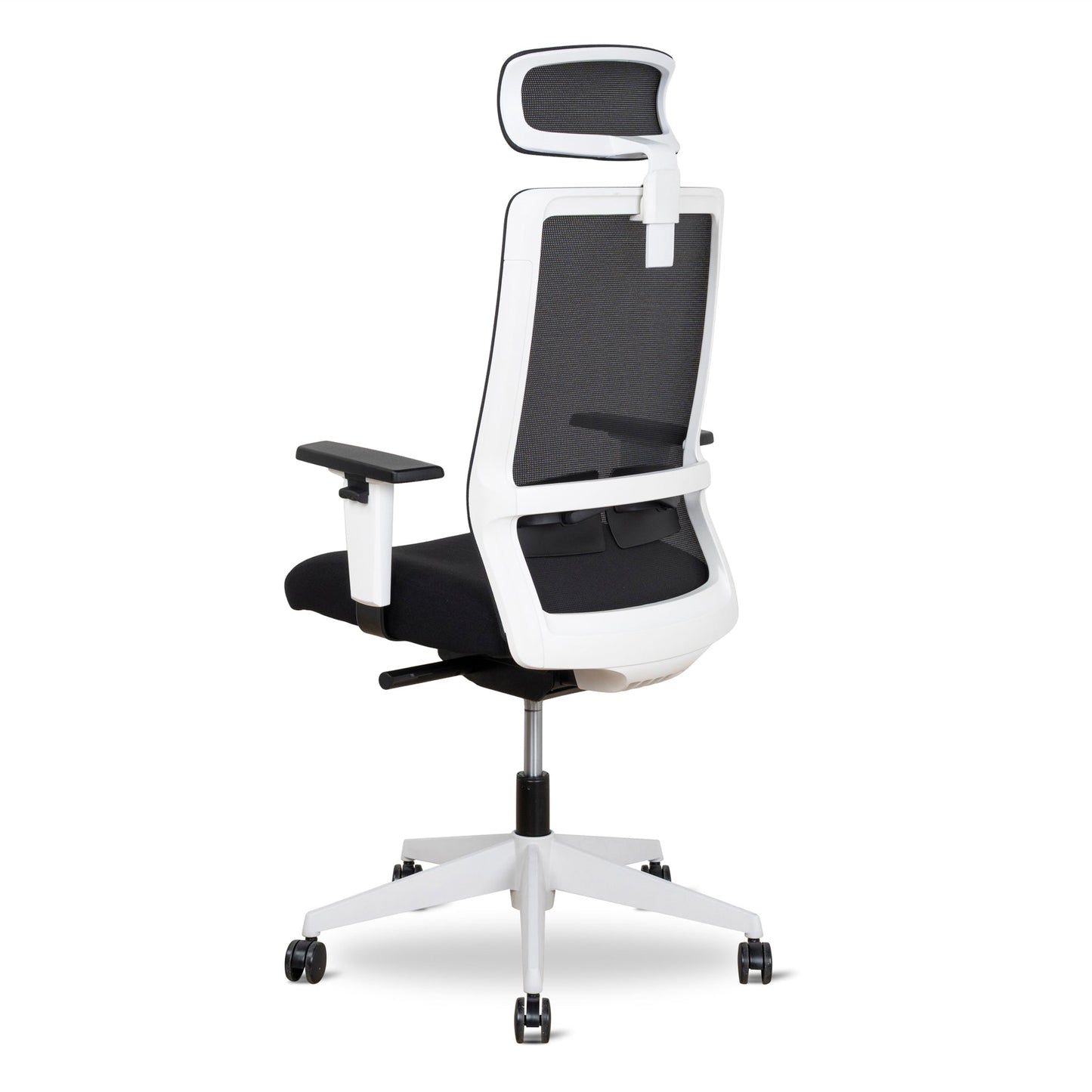 Mesh Ergonomic Office Chair with Headrest - Black