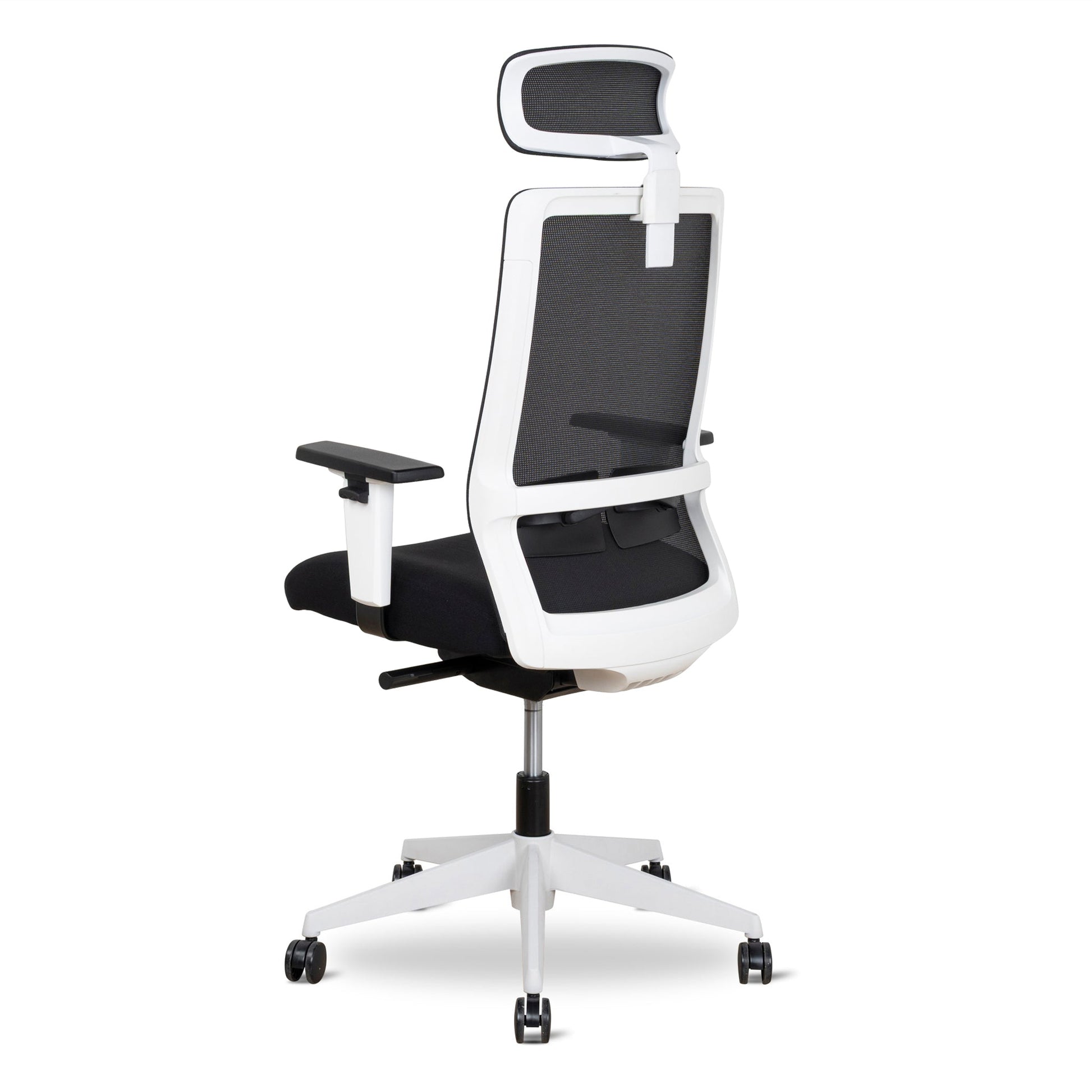 Mesh Ergonomic Office Chair with Headrest - Black