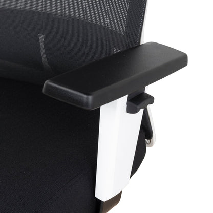 Mesh Ergonomic Office Chair with Headrest - Black