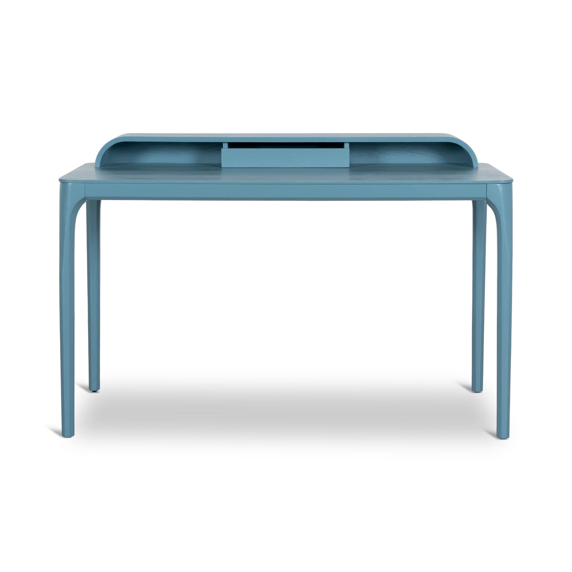 Wooden Home Office Desk - Light Blue