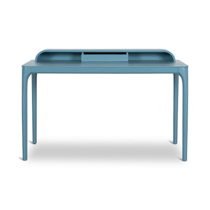 Wooden Home Office Desk - Light Blue