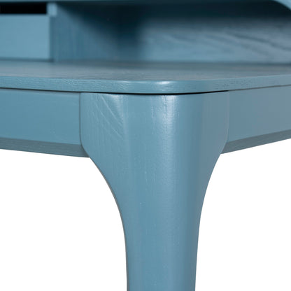 Wooden Home Office Desk - Light Blue