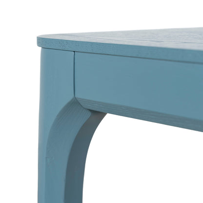 Wooden Home Office Desk - Light Blue