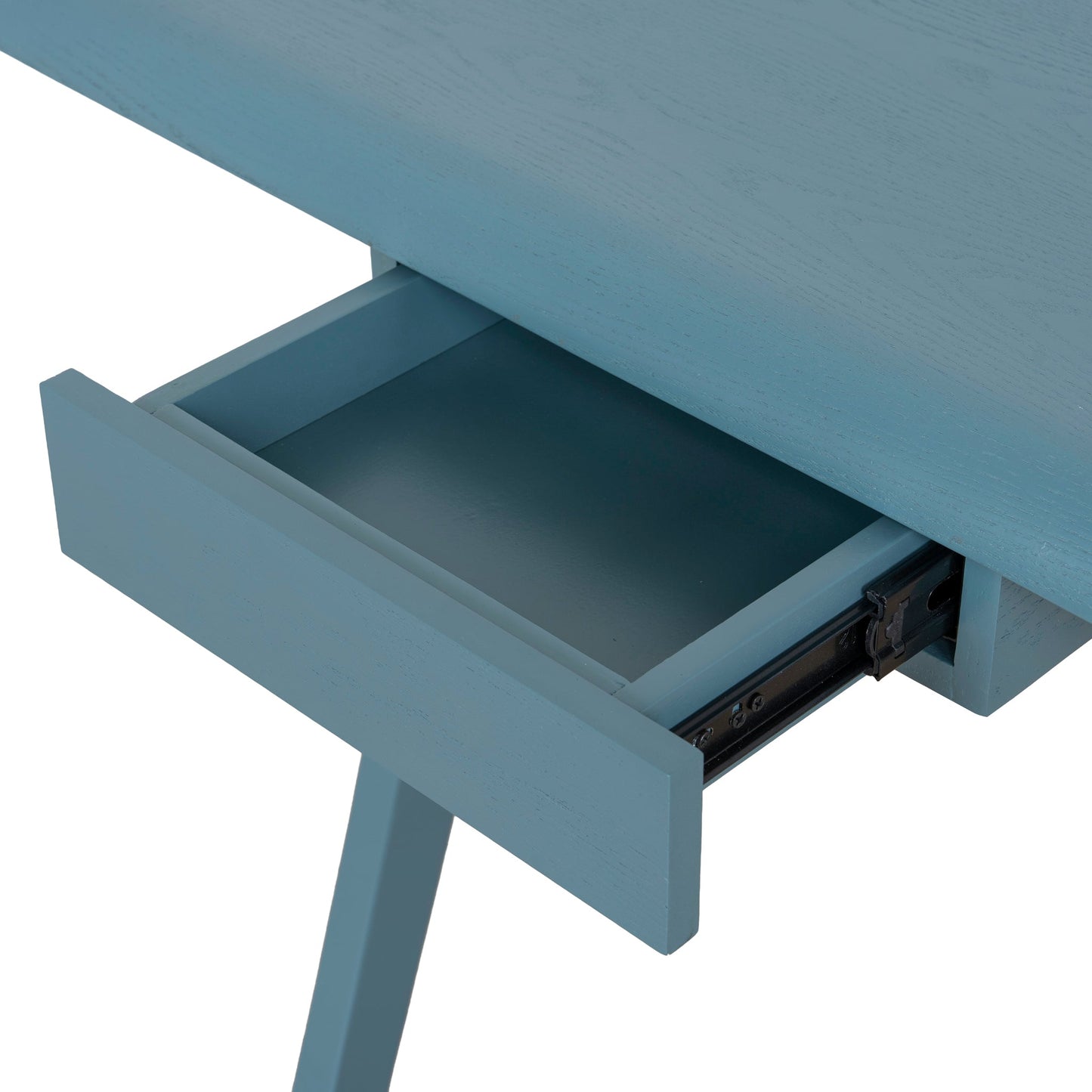 Wooden Home Office Desk - Light Blue