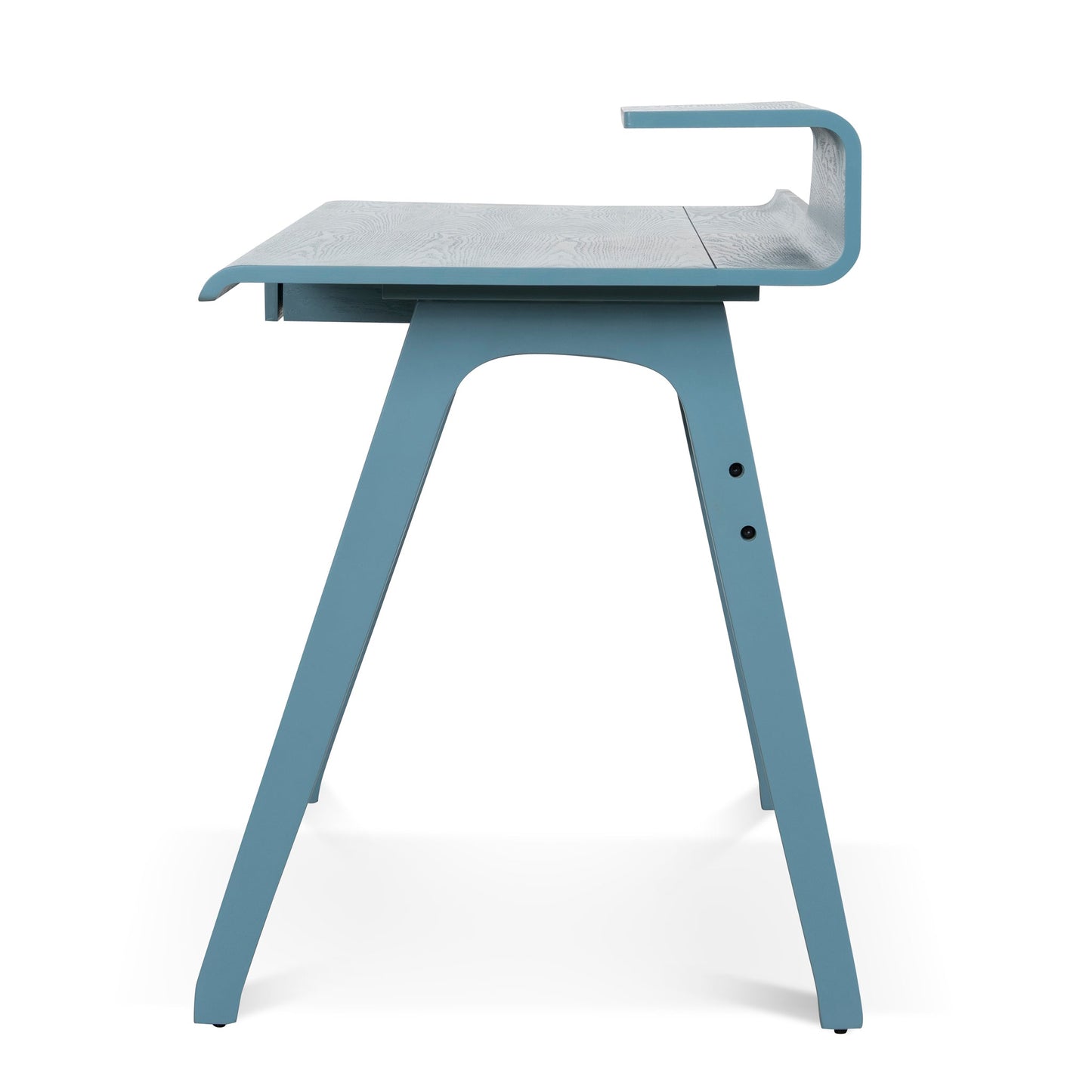 Wooden Home Office Desk - Light Blue