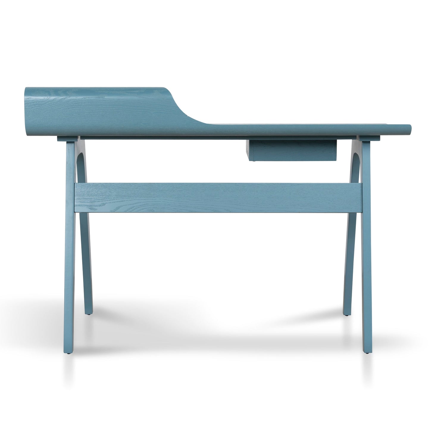 Wooden Home Office Desk - Light Blue