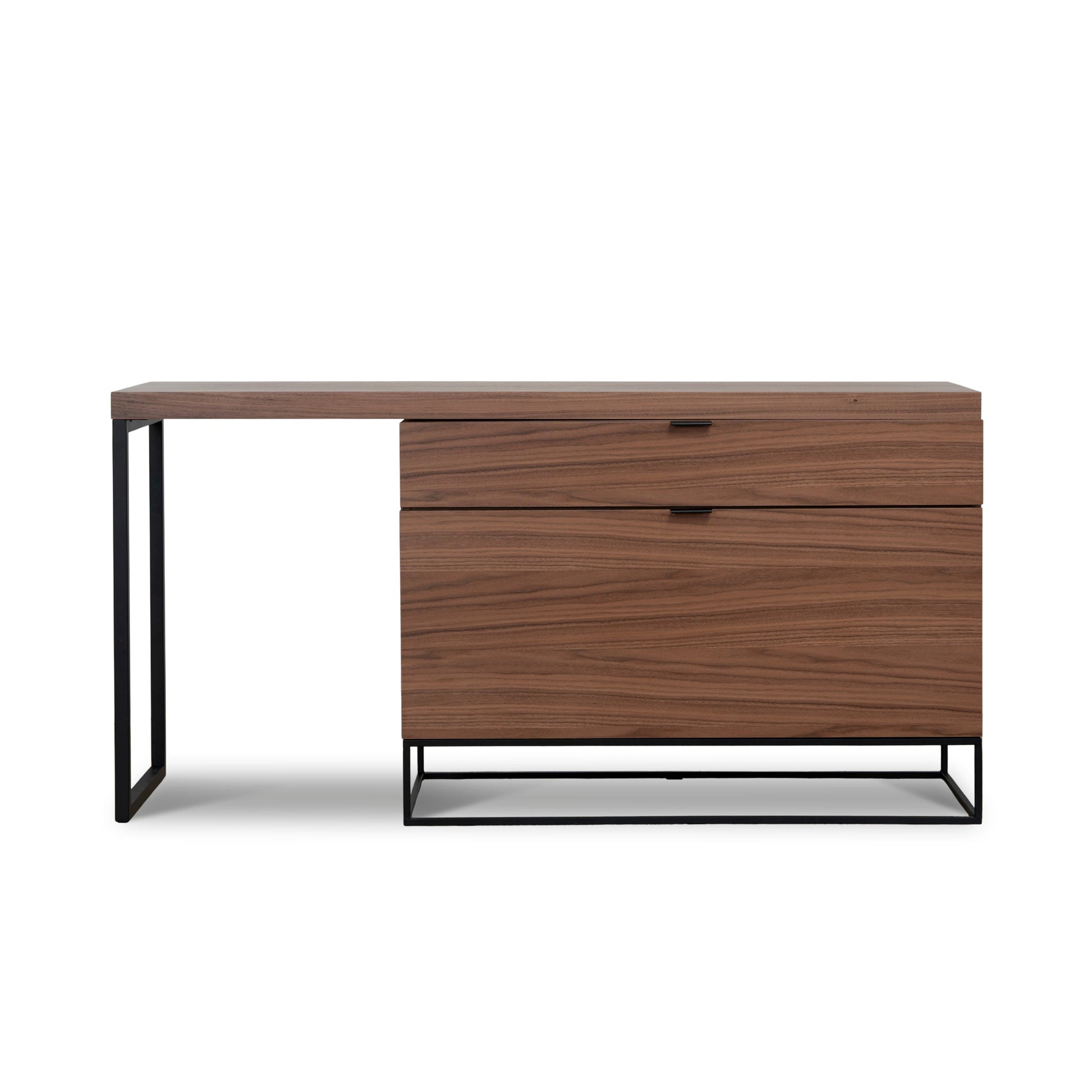 Extendable Home Office Desk - Walnut