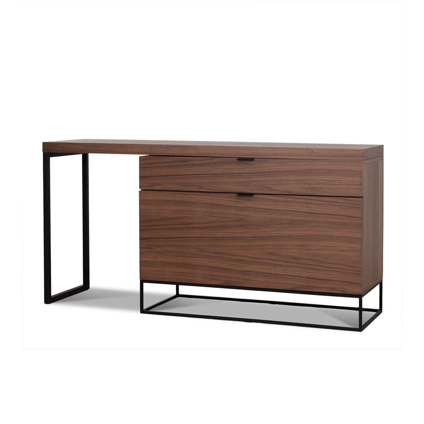 Extendable Home Office Desk - Walnut
