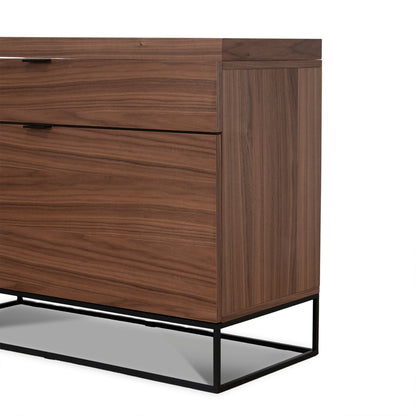 Extendable Home Office Desk - Walnut