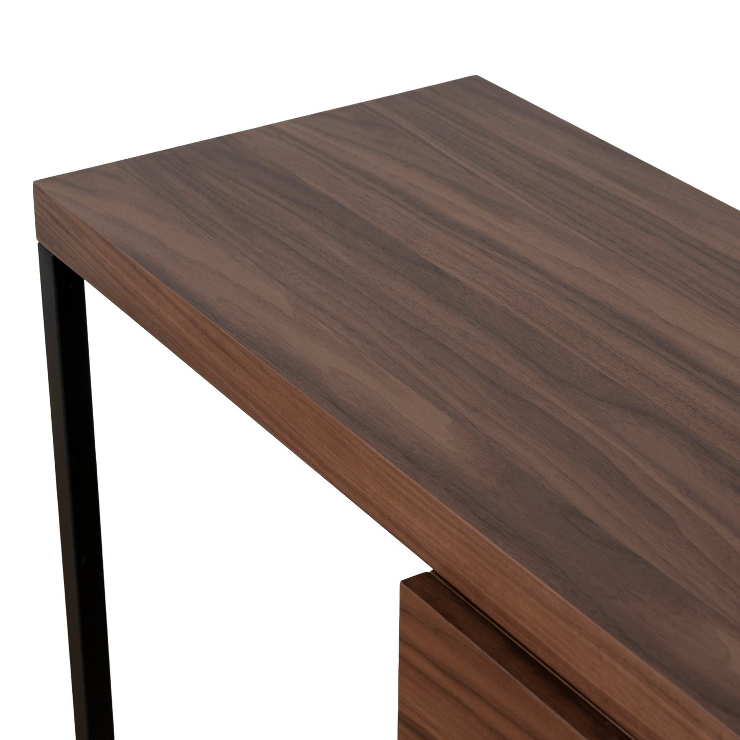 Extendable Home Office Desk - Walnut