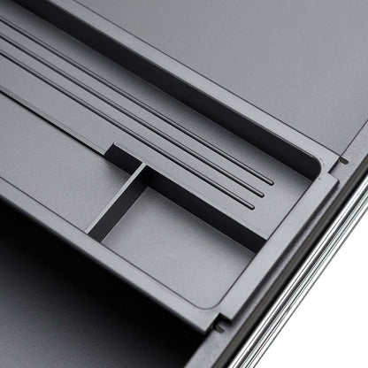 3 Drawers Slim Mobile Pedestal - Black