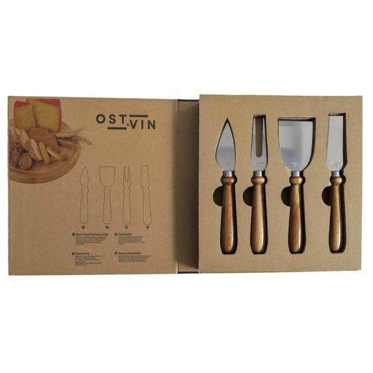 Cheese Knife 4 Piece Gift Set
