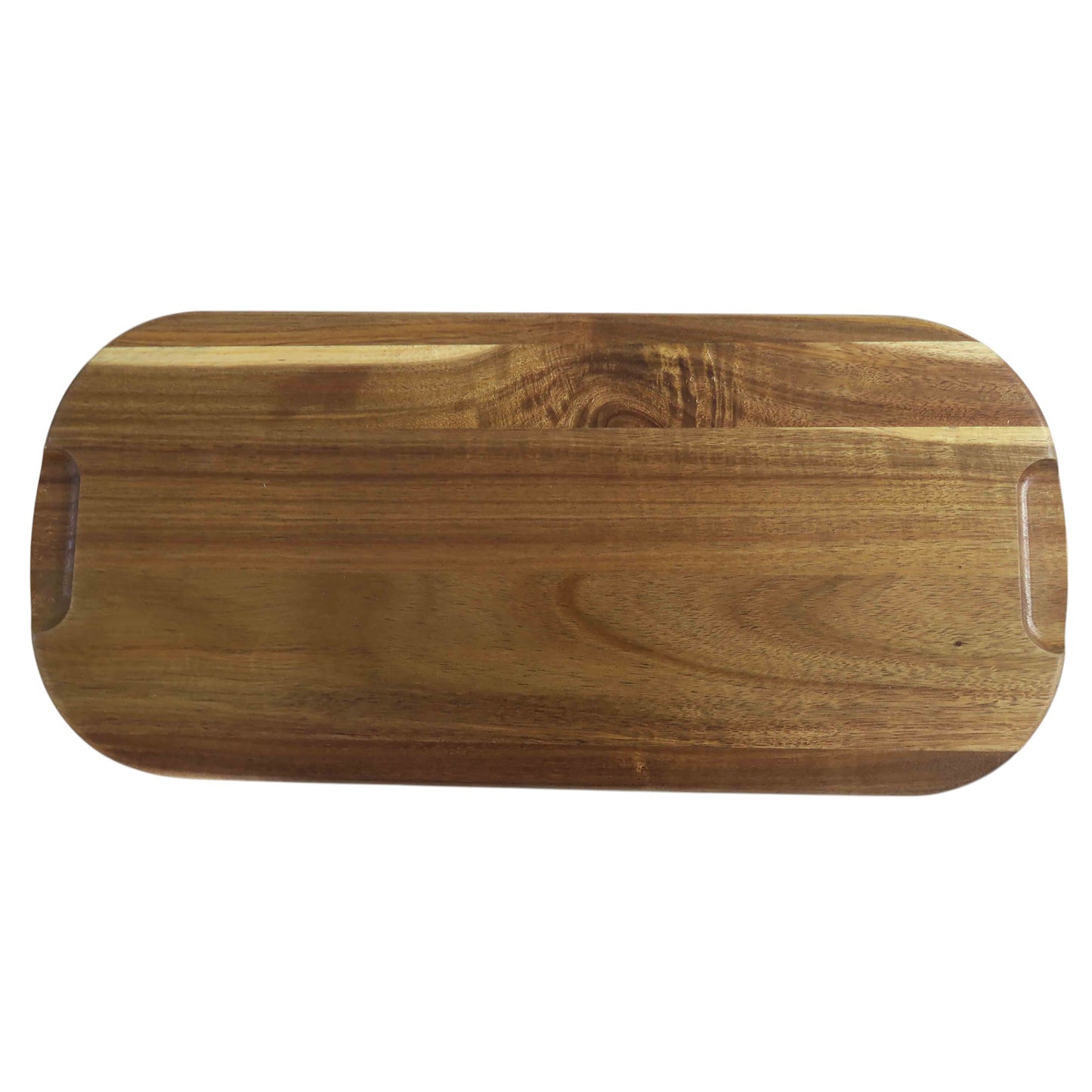 Acacia Wood Cheese Board with Ceramic Dipping Bowls - 5 Piece Gift set