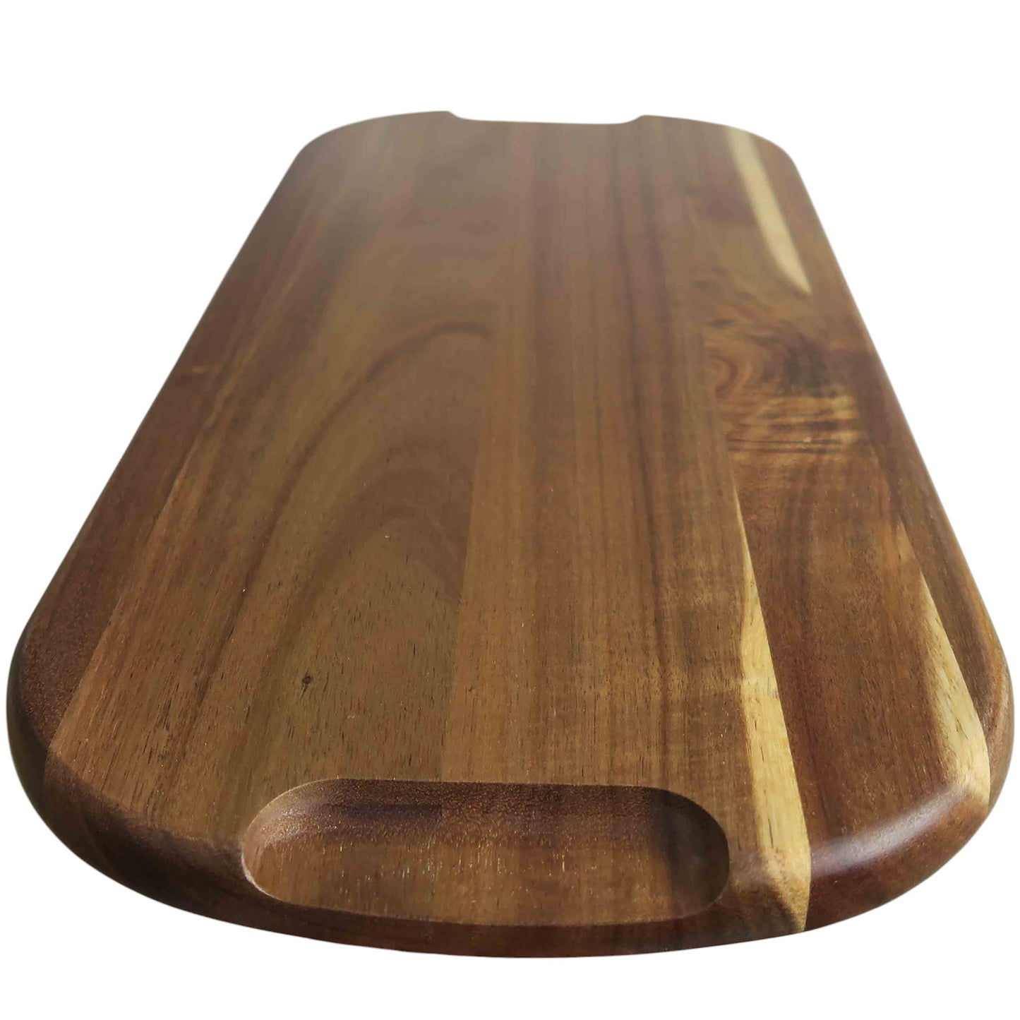 Acacia Wood Cheese Board with Ceramic Dipping Bowls - 5 Piece Gift set