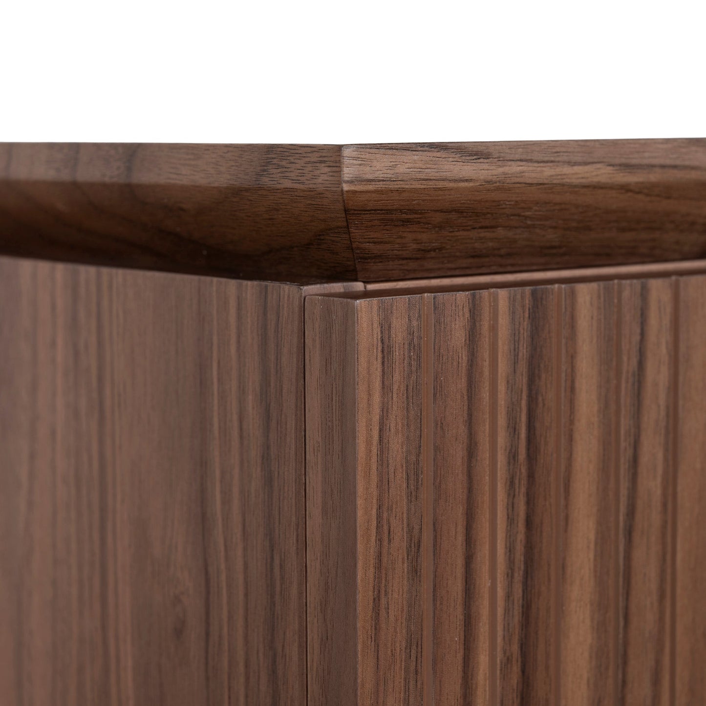 1.77m Left Drawer Office Desk - Walnut