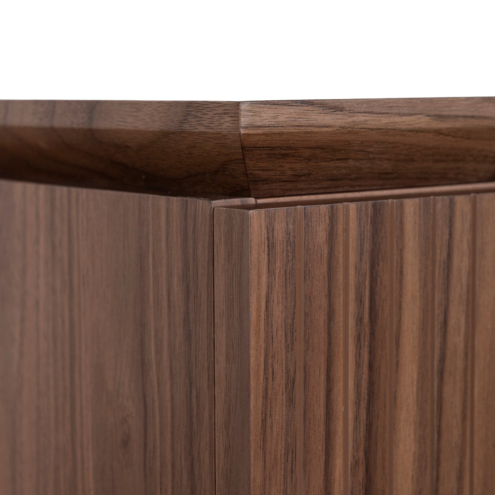 1.77m Left Drawer Office Desk - Walnut