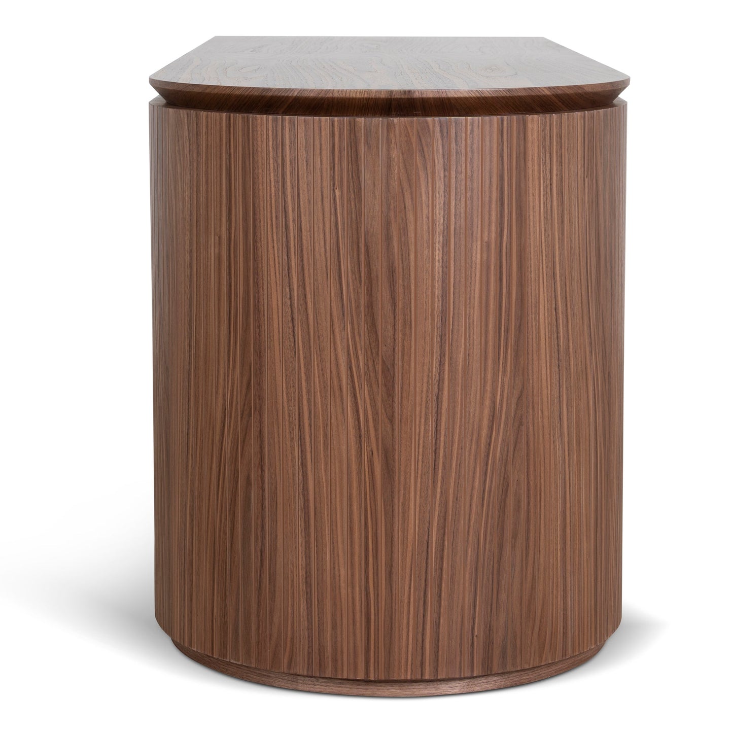1.77m Right Drawer Office Desk - Walnut