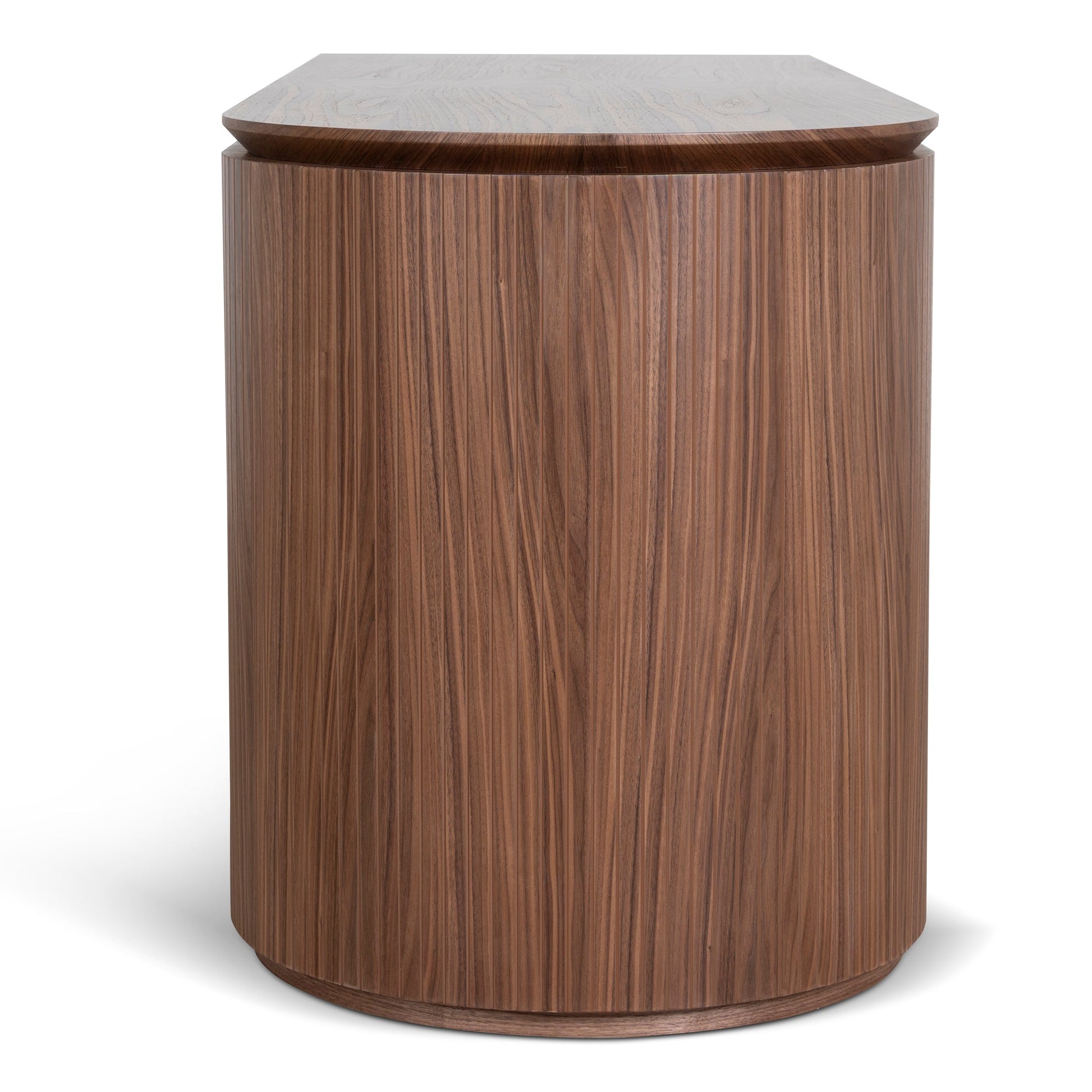 1.77m Right Drawer Office Desk - Walnut