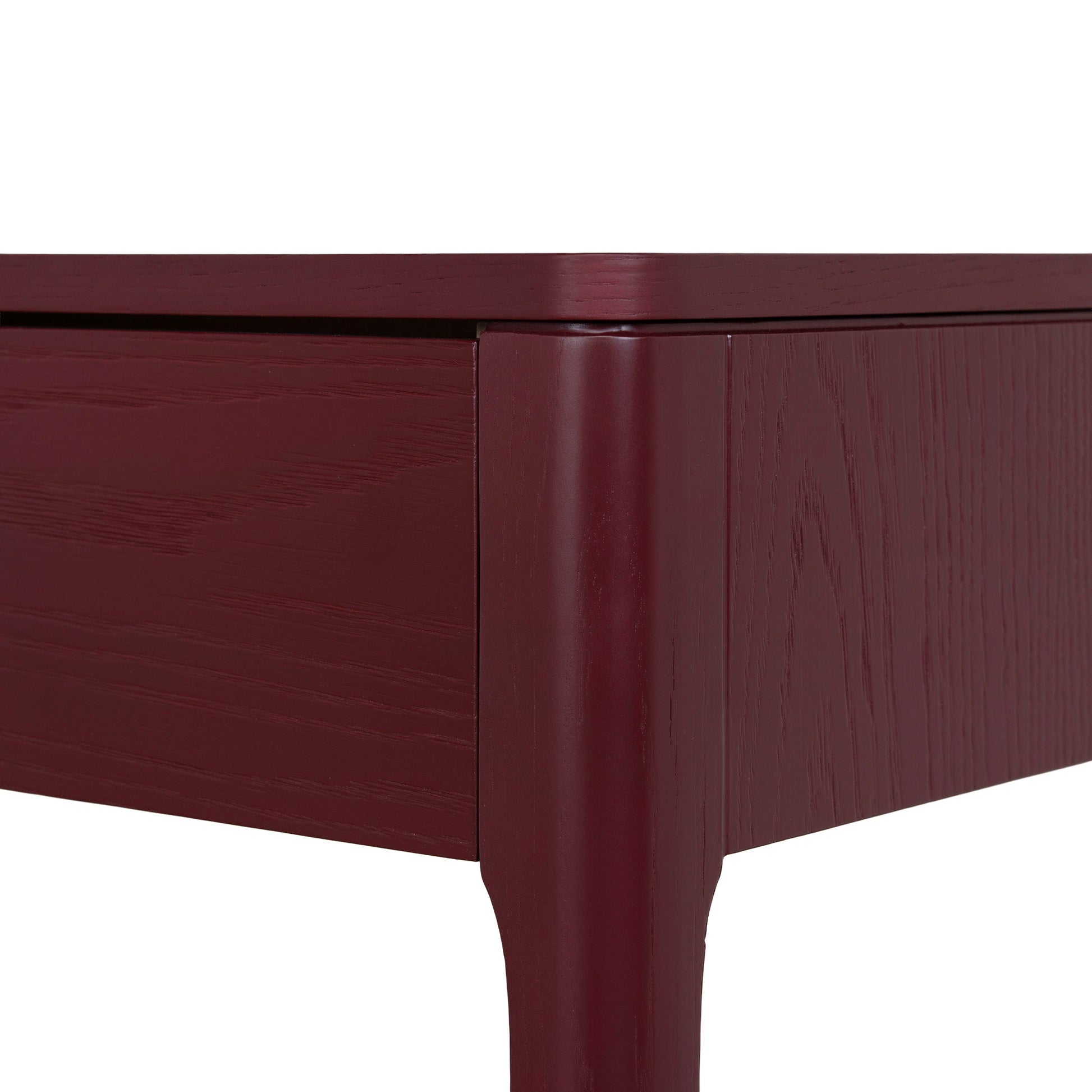 1.2m Home Office Desk - Burgundy Red