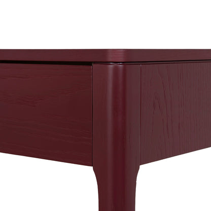 1.2m Home Office Desk - Burgundy Red