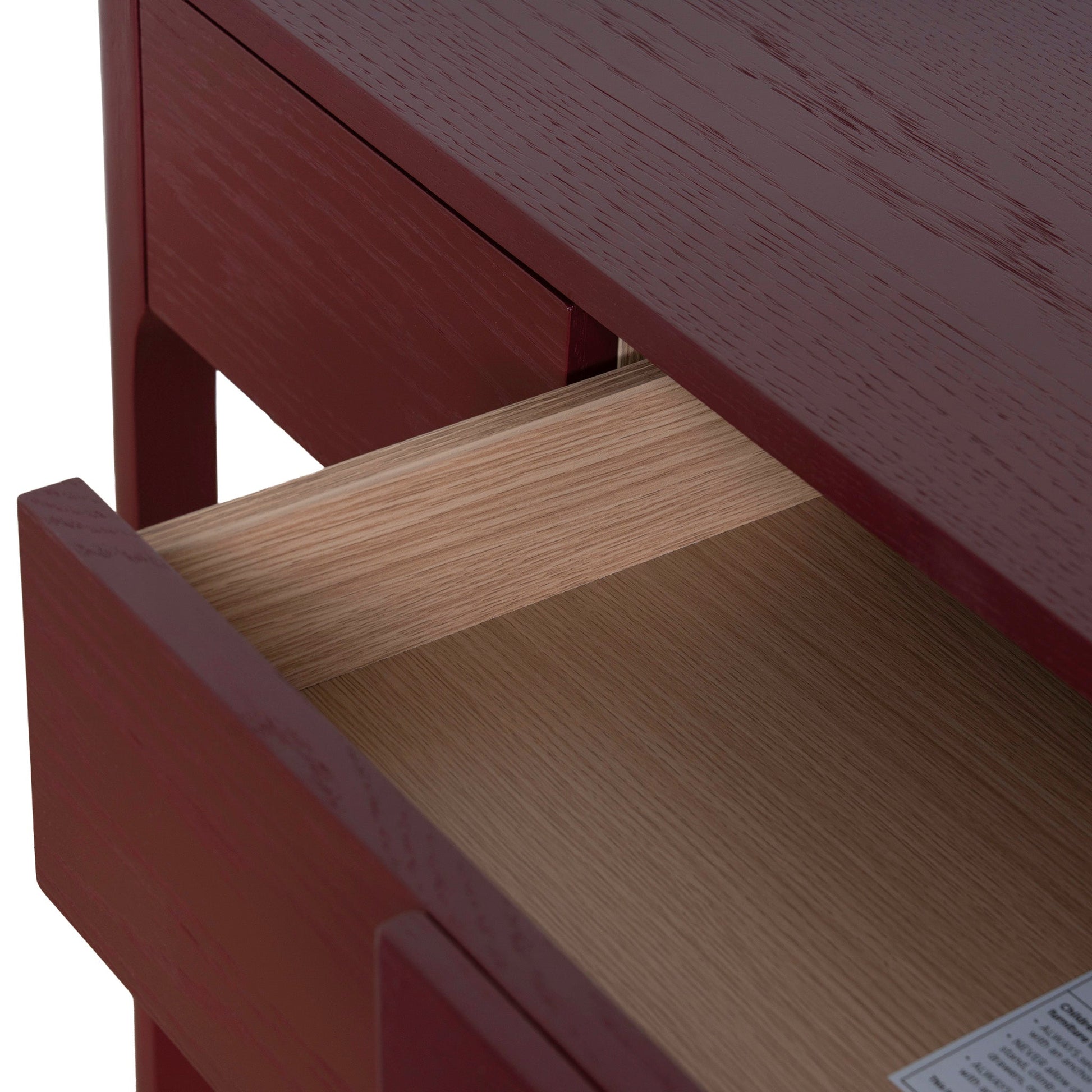 1.2m Home Office Desk - Burgundy Red
