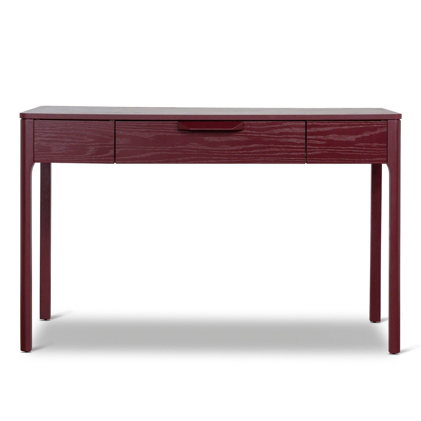 1.2m Home Office Desk - Burgundy Red