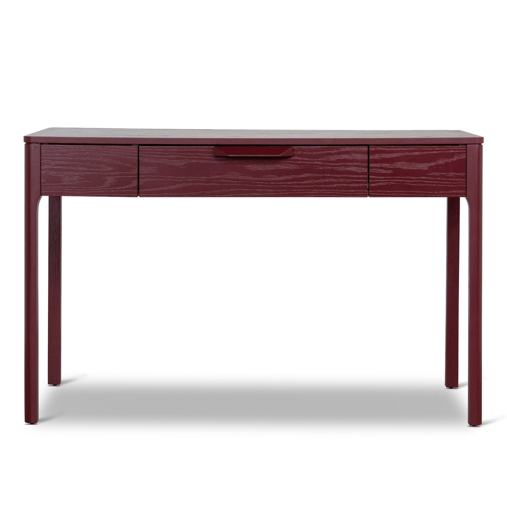 1.2m Home Office Desk - Burgundy Red