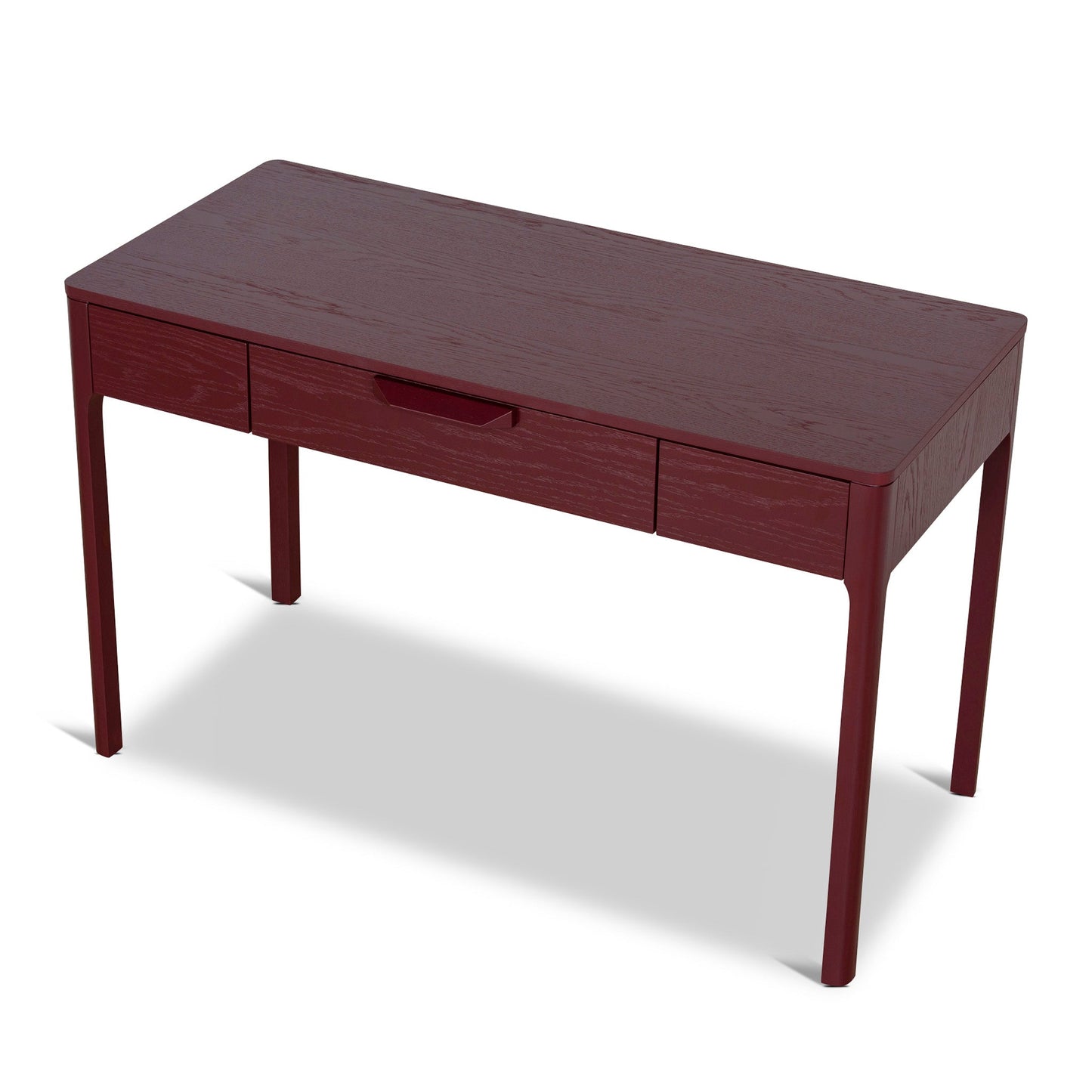 1.2m Home Office Desk - Burgundy Red