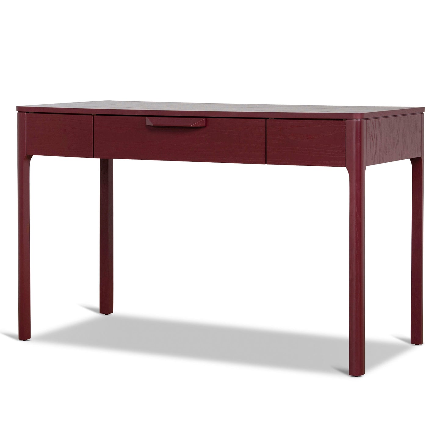 1.2m Home Office Desk - Burgundy Red