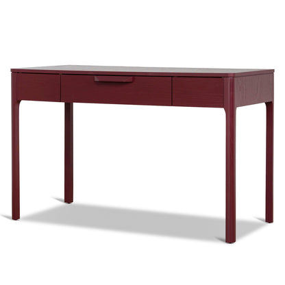 1.2m Home Office Desk - Burgundy Red