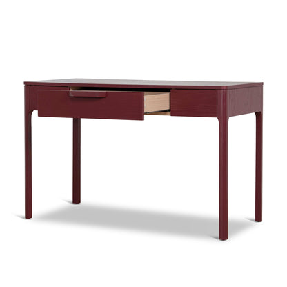 1.2m Home Office Desk - Burgundy Red