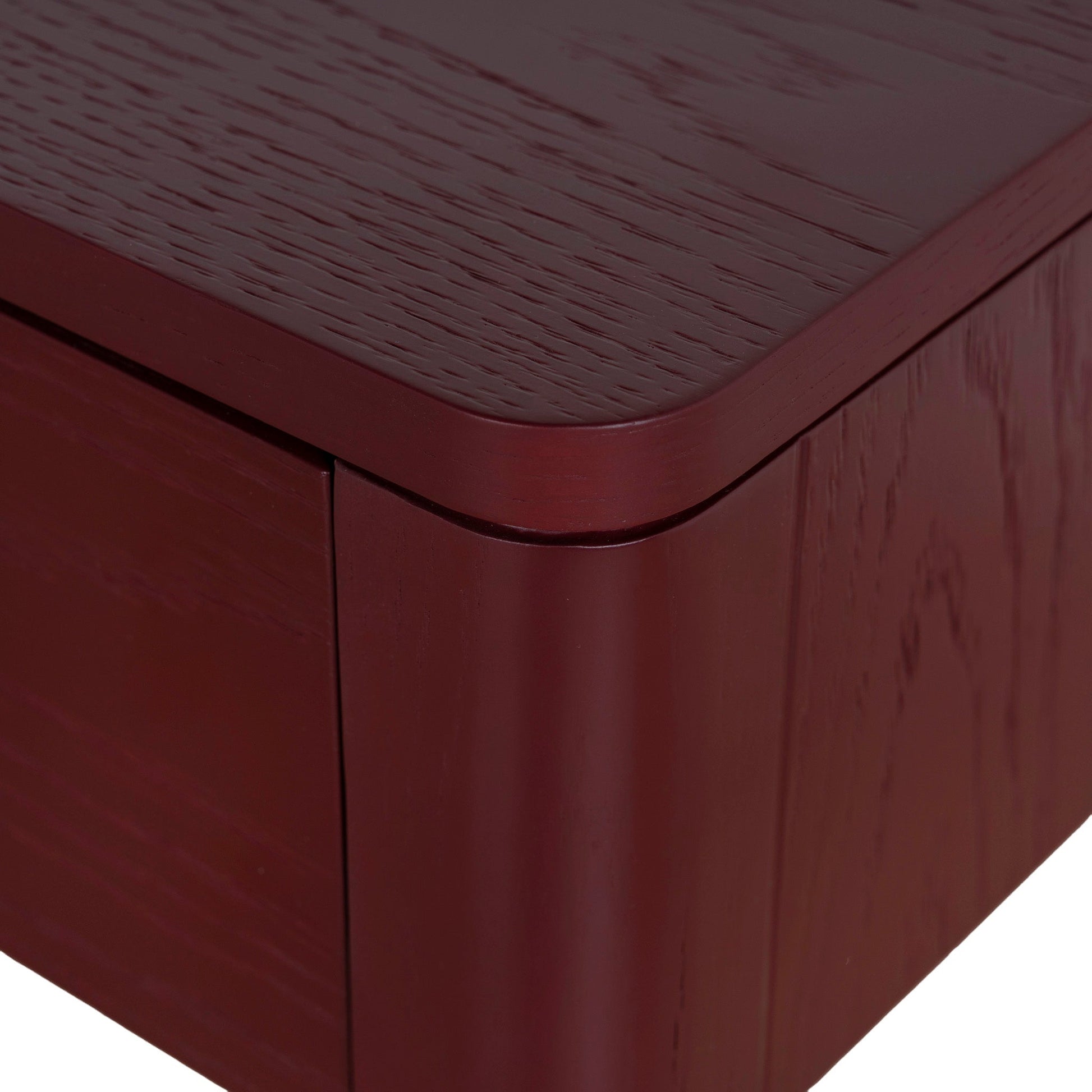 1.2m Home Office Desk - Burgundy Red